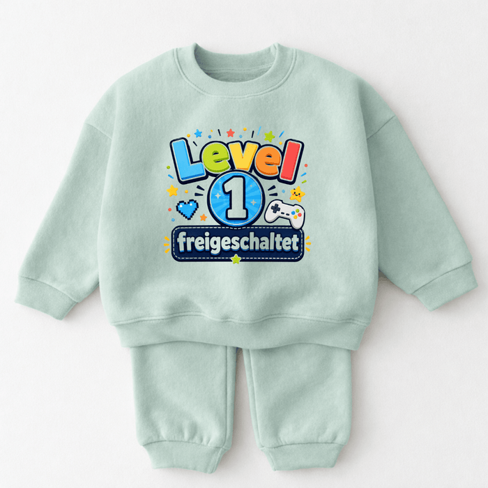 Level 1 freigeschaltet - Märchen Mode aus Bio-Baumwolle personalisierte geschenke Babyset & Bodys mit spruch & Geschenkideen für Neugeborene & 0–24 Monate & und perfekt als Geschenk zur Geburt