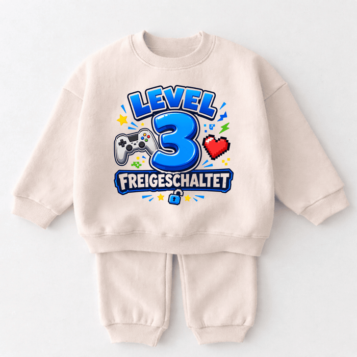 Level 3 freigeschaltet - Märchen Mode aus Bio-Baumwolle personalisierte geschenke Babyset & Bodys mit spruch & Geschenkideen für Neugeborene & 0–24 Monate & und perfekt als Geschenk zur Geburt