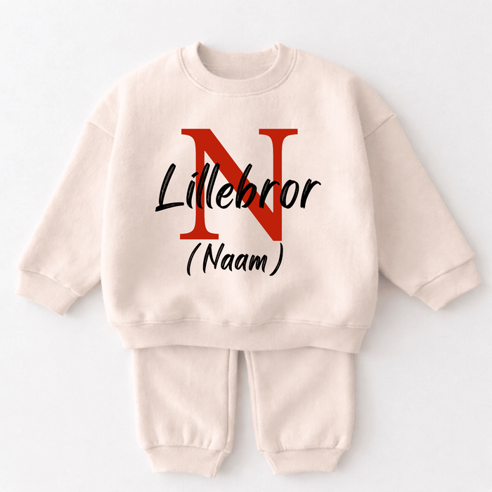 Lillebror (Navn) - Märchen Mode aus Bio - Baumwolle personalisierte geschenke Babyset & Bodys mit spruch & Geschenkideen für Neugeborene & 0–24 Monate & und perfekt als Geschenk zur Geburt