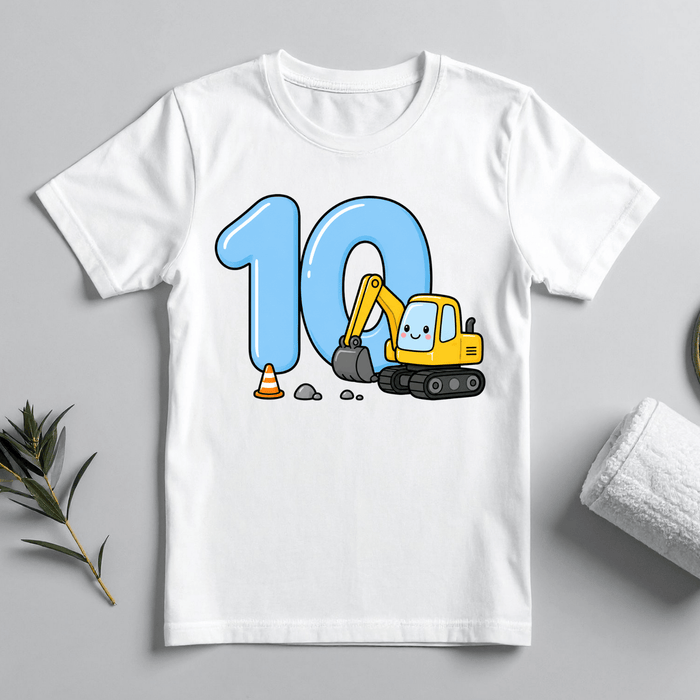 Little Builder - Tshirt 10 - Märchen Mode aus Bio-Baumwolle personalisierte geschenke Babyset & Bodys mit spruch & Geschenkideen für Neugeborene & 0–24 Monate & und perfekt als Geschenk zur Geburt