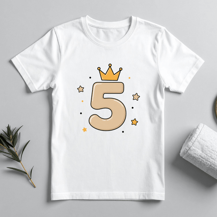 Little Crown - Tshirt 05 - Märchen Mode aus Bio-Baumwolle personalisierte geschenke Babyset & Bodys mit spruch & Geschenkideen für Neugeborene & 0–24 Monate & und perfekt als Geschenk zur Geburt