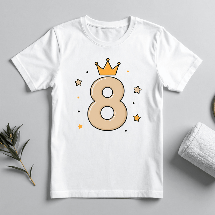 Little Crown - Tshirt 08 - Märchen Mode aus Bio-Baumwolle personalisierte geschenke Babyset & Bodys mit spruch & Geschenkideen für Neugeborene & 0–24 Monate & und perfekt als Geschenk zur Geburt