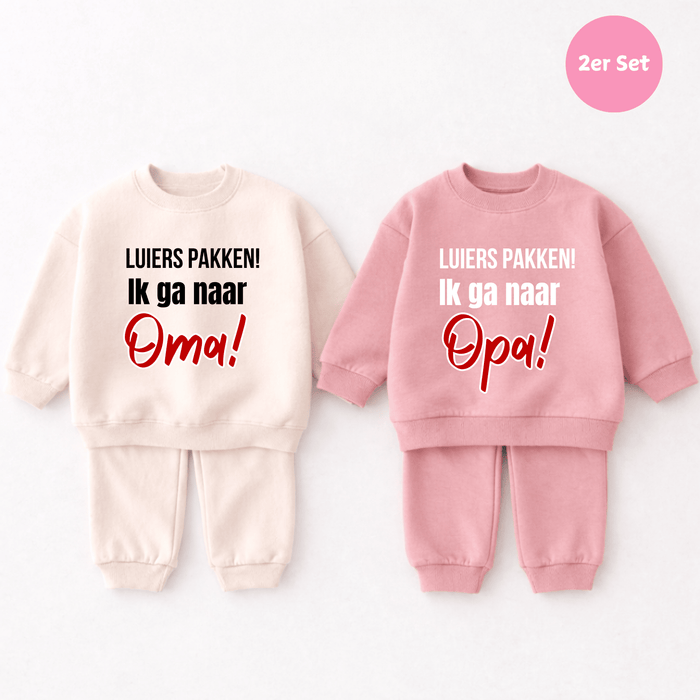 Luiers pakken! 2er set - Märchen Mode aus Bio - Baumwolle personalisierte geschenke Babyset & Bodys mit spruch & Geschenkideen für Neugeborene & 0–24 Monate & und perfekt als Geschenk zur Geburt