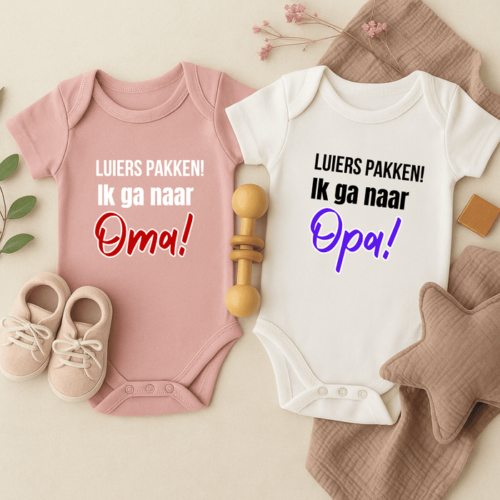 Luiers pakken! Body 2er Set - Märchen Mode aus Bio - Baumwolle personalisierte geschenke Babyset & Bodys mit spruch & Geschenkideen für Neugeborene & 0–24 Monate & und perfekt als Geschenk zur Geburt