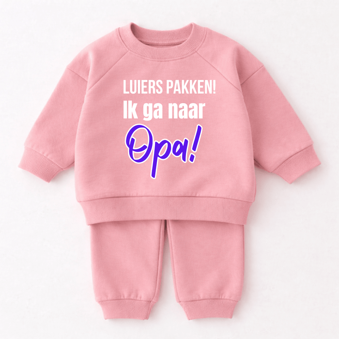 Luiers pakken! Ik ga naar Opa! - Märchen Mode aus Bio - Baumwolle personalisierte geschenke Babyset & Bodys mit spruch & Geschenkideen für Neugeborene & 0–24 Monate & und perfekt als Geschenk zur Geburt