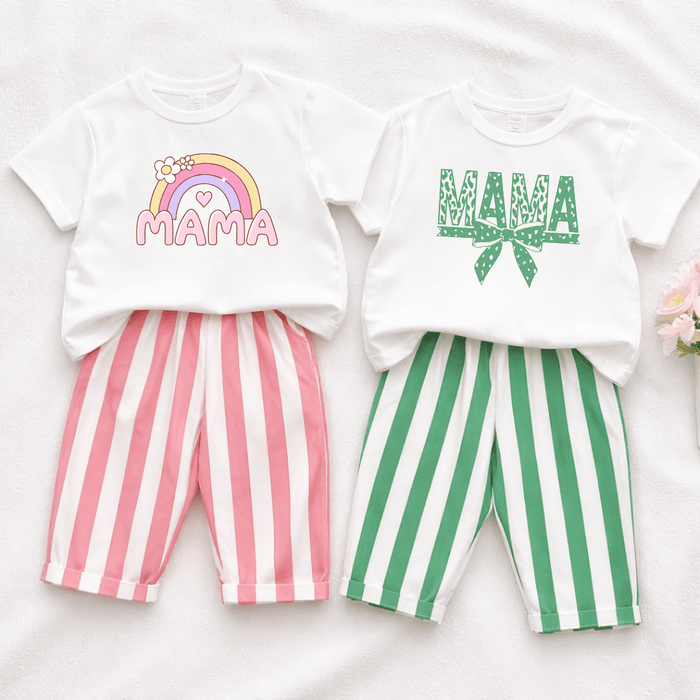 MAMA liebe - Sommer set - Märchen Mode aus Bio - Baumwolle personalisierte geschenke Babyset & Bodys mit spruch & Geschenkideen für Neugeborene & 0–24 Monate & und perfekt als Geschenk zur Geburt