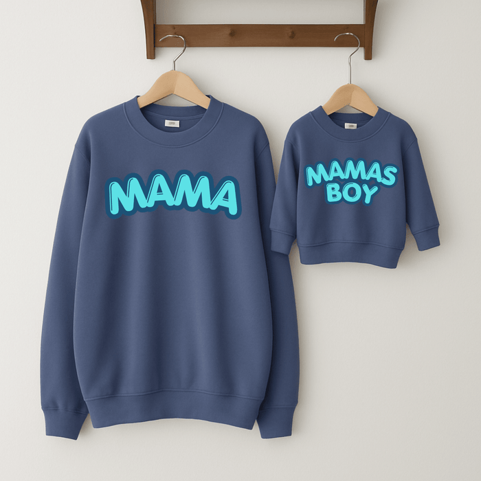 Mama & Mamas boy - Märchen Mode aus Bio - Baumwolle personalisierte geschenke Babyset & Bodys mit spruch & Geschenkideen für Neugeborene & 0–24 Monate & und perfekt als Geschenk zur Geburt