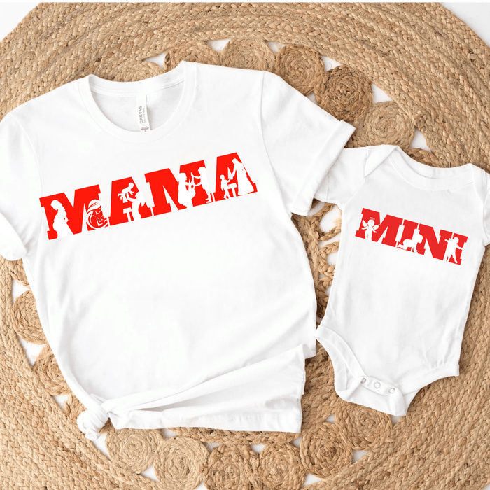 Mama & Mini - Märchen Mode aus Bio - Baumwolle personalisierte geschenke Babyset & Bodys mit spruch & Geschenkideen für Neugeborene & 0–24 Monate & und perfekt als Geschenk zur Geburt