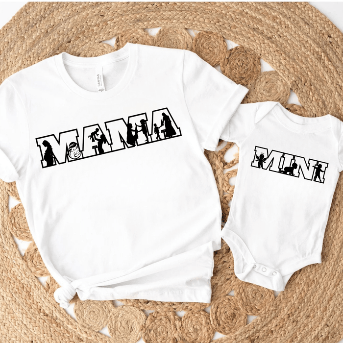 Mama & Mini - Märchen Mode aus Bio - Baumwolle personalisierte geschenke Babyset & Bodys mit spruch & Geschenkideen für Neugeborene & 0–24 Monate & und perfekt als Geschenk zur Geburt