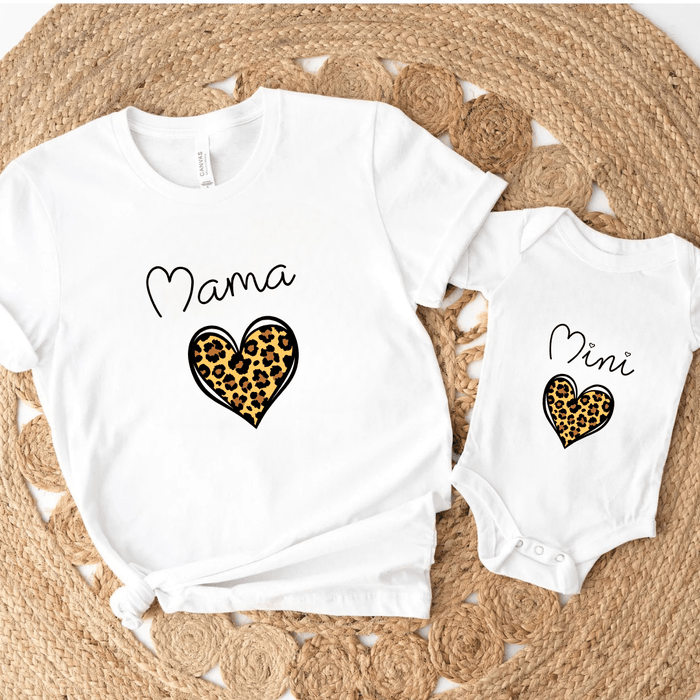 Mama & Mini Herz - Märchen Mode aus Bio - Baumwolle personalisierte geschenke Babyset & Bodys mit spruch & Geschenkideen für Neugeborene & 0–24 Monate & und perfekt als Geschenk zur Geburt