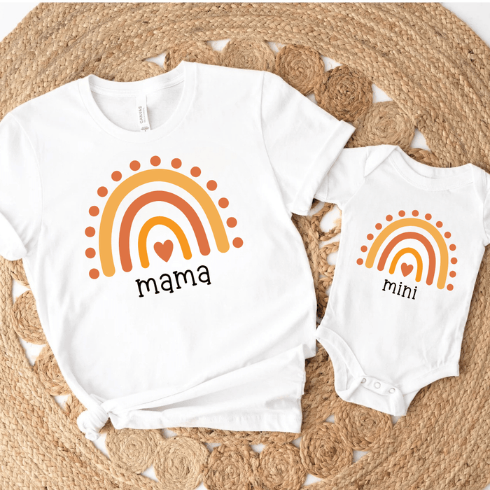 Mama & Mini sun - Märchen Mode aus Bio - Baumwolle personalisierte geschenke Babyset & Bodys mit spruch & Geschenkideen für Neugeborene & 0–24 Monate & und perfekt als Geschenk zur Geburt