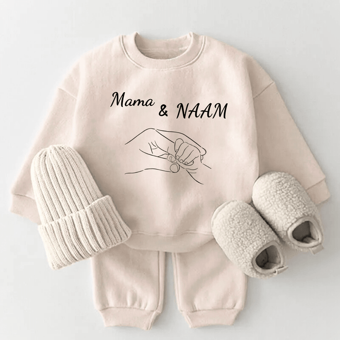 Mama & [Naam] - Märchen Mode aus Bio - Baumwolle personalisierte geschenke Babyset & Bodys mit spruch & Geschenkideen für Neugeborene & 0–24 Monate & und perfekt als Geschenk zur Geburt