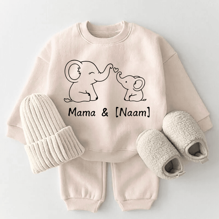 Mama & [Naam] - Märchen Mode aus Bio - Baumwolle personalisierte geschenke Babyset & Bodys mit spruch & Geschenkideen für Neugeborene & 0–24 Monate & und perfekt als Geschenk zur Geburt