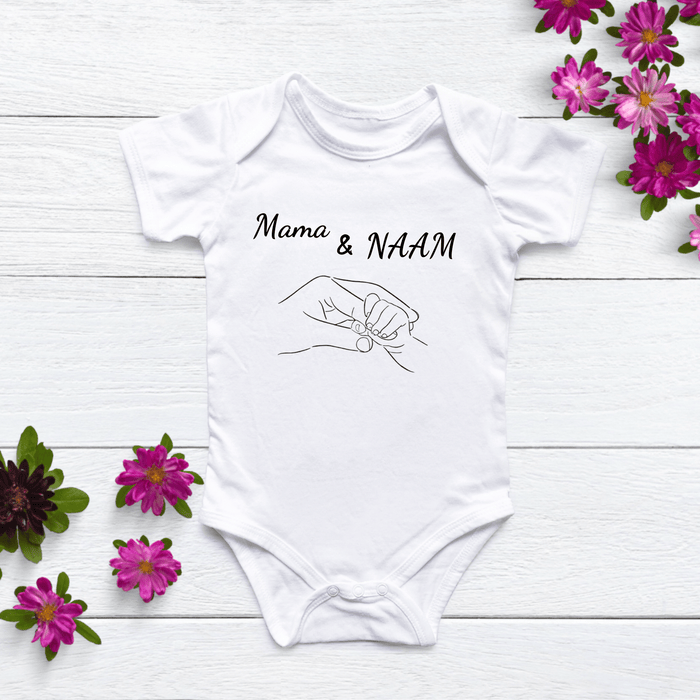 Mama & NAAM Body - Märchen Mode aus Bio - Baumwolle personalisierte geschenke Babyset & Bodys mit spruch & Geschenkideen für Neugeborene & 0–24 Monate & und perfekt als Geschenk zur Geburt