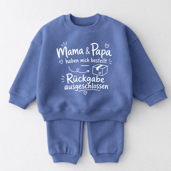 Mama & Papa haben mich bestellt..Rückgabe ausgeschlossen - Märchen Mode aus Bio-Baumwolle personalisierte geschenke Babyset & Bodys mit spruch & Geschenkideen für Neugeborene & 0–24 Monate & und perfekt als Geschenk zur Geburt