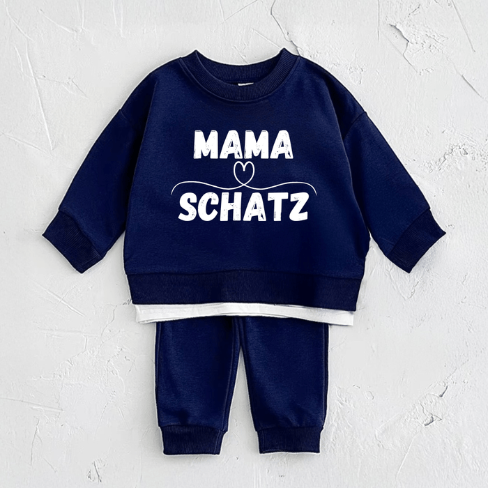 MAMA SCHATZ - Märchen Mode aus Bio - Baumwolle personalisierte geschenke Babyset & Bodys mit spruch & Geschenkideen für Neugeborene & 0–24 Monate & und perfekt als Geschenk zur Geburt