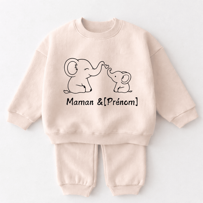 Maman & [prénom] - Märchen Mode aus Bio-Baumwolle personalisierte geschenke Babyset & Bodys mit spruch & Geschenkideen für Neugeborene & 0–24 Monate & und perfekt als Geschenk zur Geburt