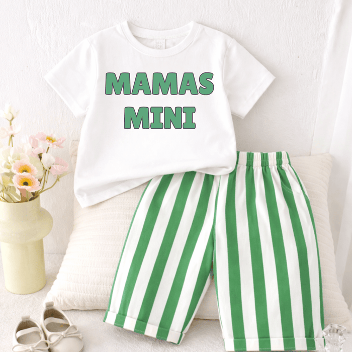 Mamas Mini - Sommer set - Märchen Mode aus Bio - Baumwolle personalisierte geschenke Babyset & Bodys mit spruch & Geschenkideen für Neugeborene & 0–24 Monate & und perfekt als Geschenk zur Geburt