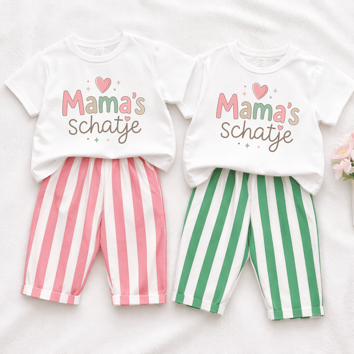 Mama's Schatje - Sommer set - Märchen Mode aus Bio-Baumwolle personalisierte geschenke Babyset & Bodys mit spruch & Geschenkideen für Neugeborene & 0–24 Monate & und perfekt als Geschenk zur Geburt