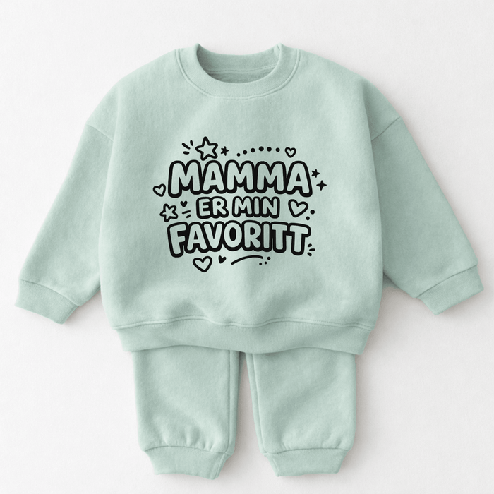 Mammas er min Favoritt - Märchen Mode aus Bio-Baumwolle personalisierte geschenke Babyset & Bodys mit spruch & Geschenkideen für Neugeborene & 0–24 Monate & und perfekt als Geschenk zur Geburt