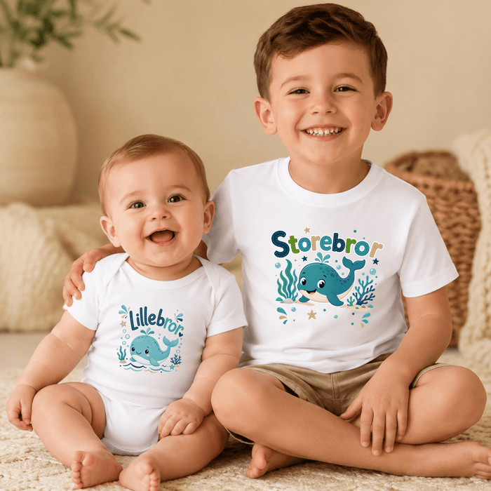Matchande Bröder Val - Märchen Mode aus Bio-Baumwolle personalisierte geschenke Babyset & Bodys mit spruch & Geschenkideen für Neugeborene & 0–24 Monate & und perfekt als Geschenk zur Geburt