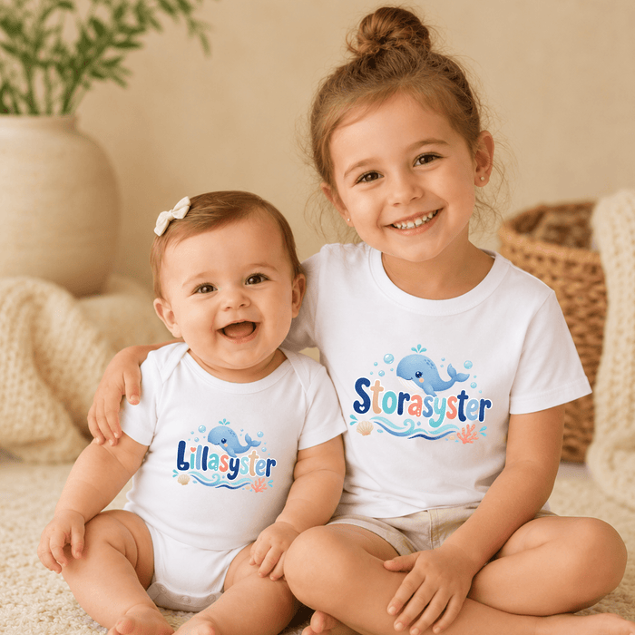 Matchande Systrar – Val - Märchen Mode aus Bio-Baumwolle personalisierte geschenke Babyset & Bodys mit spruch & Geschenkideen für Neugeborene & 0–24 Monate & und perfekt als Geschenk zur Geburt