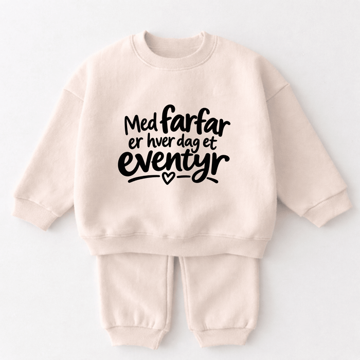 Med farfar er hver dag et eventyr - Märchen Mode aus Bio-Baumwolle personalisierte geschenke Babyset & Bodys mit spruch & Geschenkideen für Neugeborene & 0–24 Monate & und perfekt als Geschenk zur Geburt