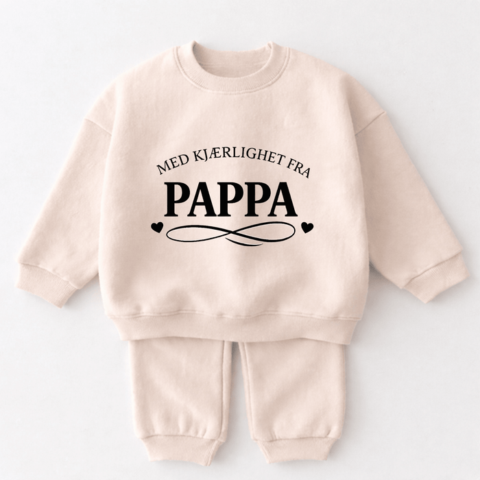 MED KJÆRLIGHET FRA Pappa - Märchen Mode aus Bio-Baumwolle personalisierte geschenke Babyset & Bodys mit spruch & Geschenkideen für Neugeborene & 0–24 Monate & und perfekt als Geschenk zur Geburt