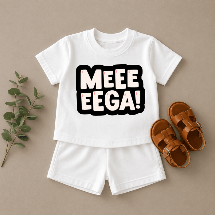 MEGA - shortset - Märchen Mode aus Bio - Baumwolle personalisierte geschenke Babyset & Bodys mit spruch & Geschenkideen für Neugeborene & 0–24 Monate & und perfekt als Geschenk zur Geburt