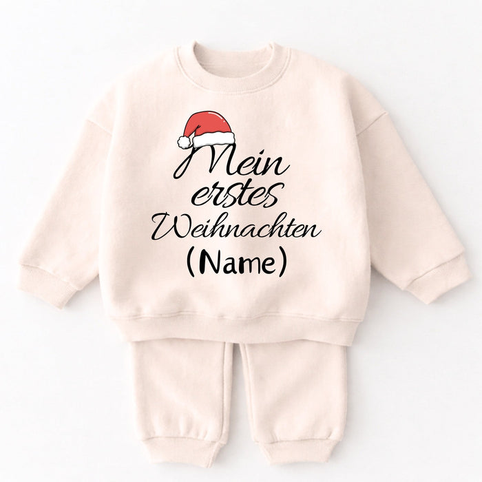 Mein erstes Weihnachten mit Namen - Märchen Mode aus Bio-Baumwolle personalisierte geschenke Babyset & Bodys mit spruch & Geschenkideen für Neugeborene & 0–24 Monate & und perfekt als Geschenk zur Geburt