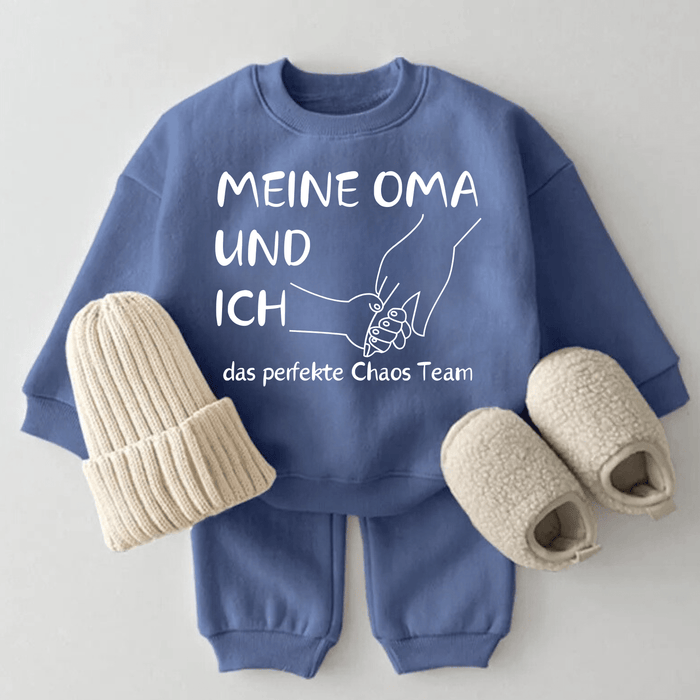 Meine OMA perfekte Chaos - Team - Märchen Mode aus Bio - Baumwolle personalisierte geschenke Babyset & Bodys mit spruch & Geschenkideen für Neugeborene & 0–24 Monate & und perfekt als Geschenk zur Geburt