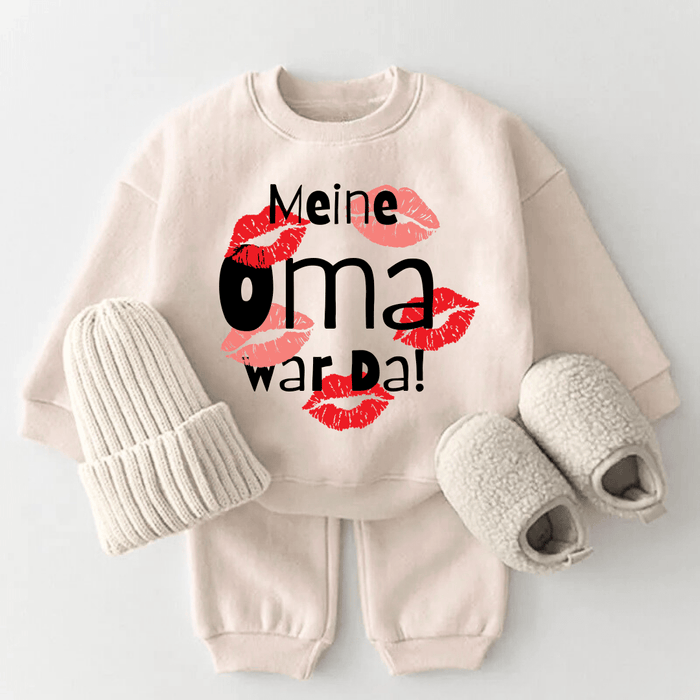 Meine Oma war Da! - Märchen Mode aus Bio - Baumwolle personalisierte geschenke Babyset & Bodys mit spruch & Geschenkideen für Neugeborene & 0–24 Monate & und perfekt als Geschenk zur Geburt