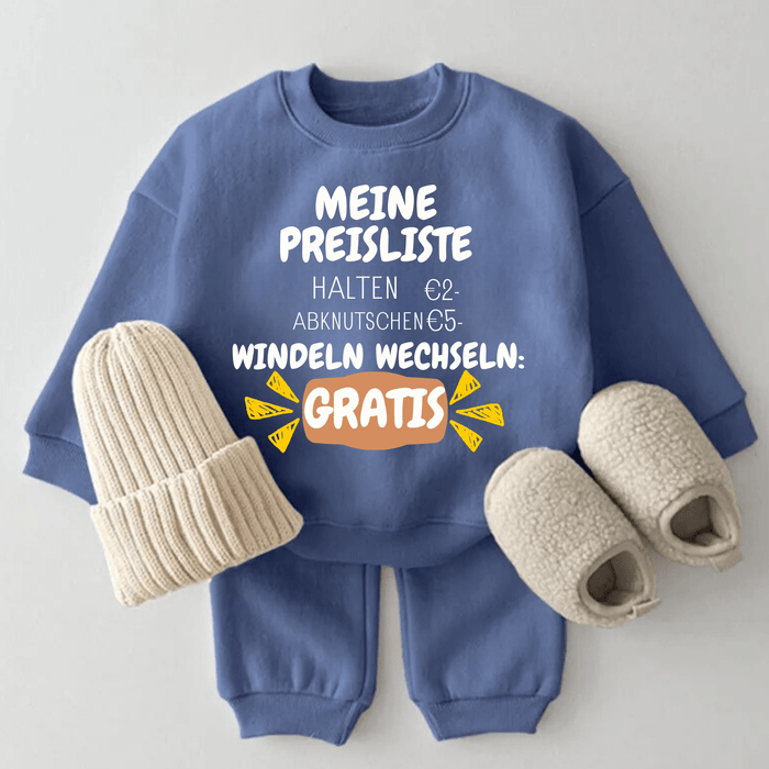 Meine Preisliste Halten €2 - abknutschen €5 - windeln wechseln: Gratis - Märchen Mode aus Bio - Baumwolle personalisierte geschenke Babyset & Bodys mit spruch & Geschenkideen für Neugeborene & 0–24 Monate & und perfekt als Geschenk zur Geburt