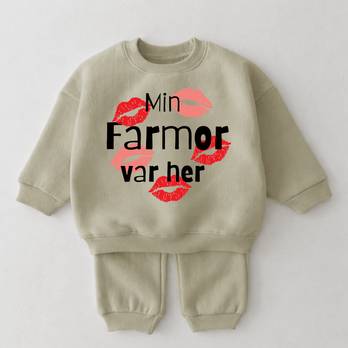 Min Farmor var her - Märchen Mode aus Bio - Baumwolle personalisierte geschenke Babyset & Bodys mit spruch & Geschenkideen für Neugeborene & 0–24 Monate & und perfekt als Geschenk zur Geburt