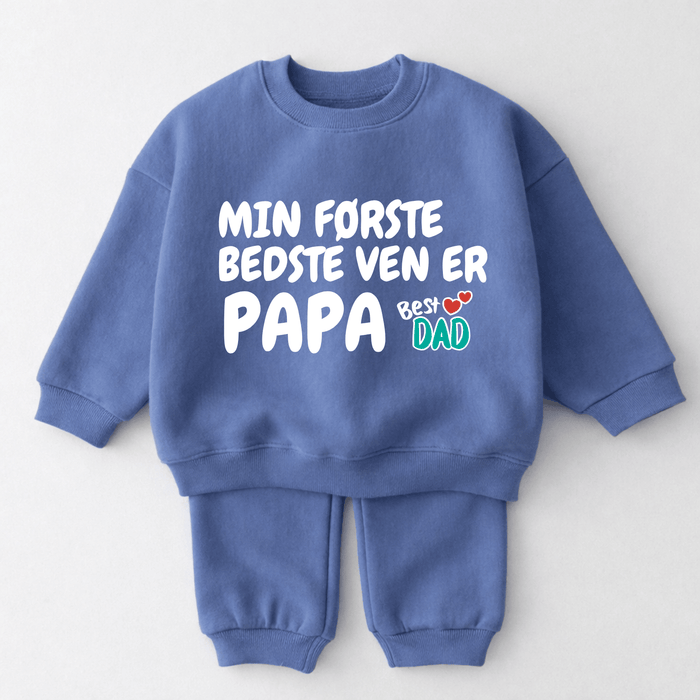 Min første bedste ven er Papa - Märchen Mode aus Bio - Baumwolle personalisierte geschenke Babyset & Bodys mit spruch & Geschenkideen für Neugeborene & 0–24 Monate & und perfekt als Geschenk zur Geburt