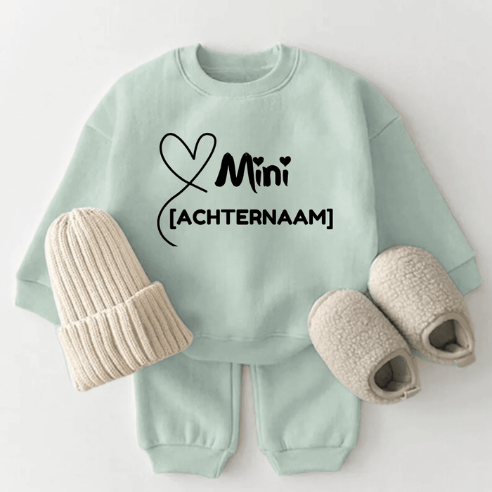 Mini Achternaam - Märchen Mode aus Bio - Baumwolle personalisierte geschenke Babyset & Bodys mit spruch & Geschenkideen für Neugeborene & 0–24 Monate & und perfekt als Geschenk zur Geburt