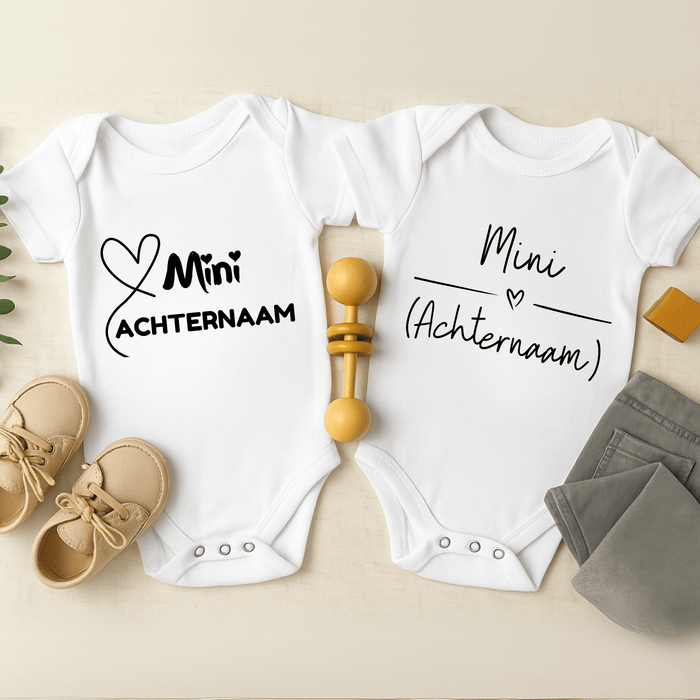 Mini Acternaam Body 2er Set - Märchen Mode aus Bio - Baumwolle personalisierte geschenke Babyset & Bodys mit spruch & Geschenkideen für Neugeborene & 0–24 Monate & und perfekt als Geschenk zur Geburt
