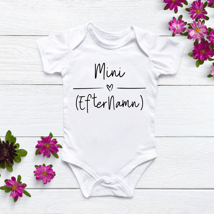 Mini [EfterNamn] body III - Märchen Mode aus Bio-Baumwolle personalisierte geschenke Babyset & Bodys mit spruch & Geschenkideen für Neugeborene & 0–24 Monate & und perfekt als Geschenk zur Geburt