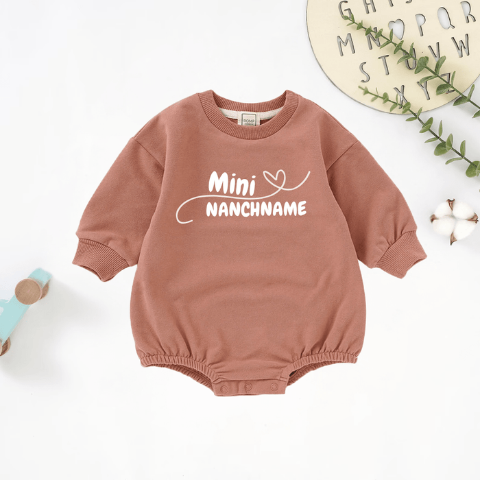 Mini NACHNAME Strampler - Märchen Mode aus Bio - Baumwolle personalisierte geschenke Babyset & Bodys mit spruch & Geschenkideen für Neugeborene & 0–24 Monate & und perfekt als Geschenk zur Geburt