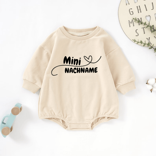 Mini NACHNAME  Strampler