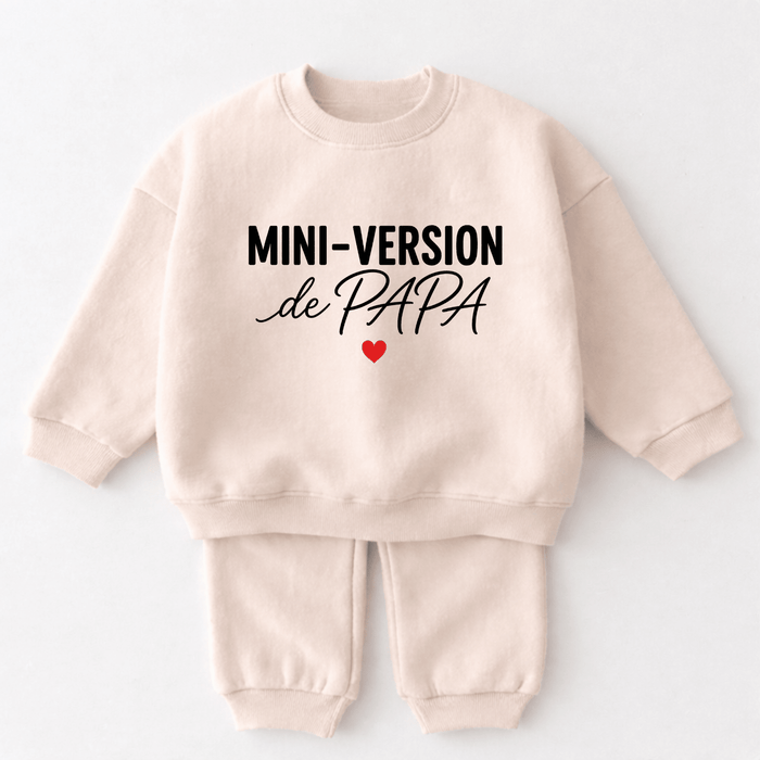 MINI-VERSION de PAPA - Märchen Mode aus Bio-Baumwolle personalisierte geschenke Babyset & Bodys mit spruch & Geschenkideen für Neugeborene & 0–24 Monate & und perfekt als Geschenk zur Geburt