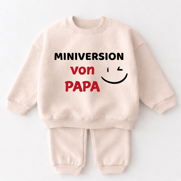 Mini Version Von Papa - Märchen Mode aus Bio - Baumwolle personalisierte geschenke Babyset & Bodys mit spruch & Geschenkideen für Neugeborene & 0–24 Monate & und perfekt als Geschenk zur Geburt
