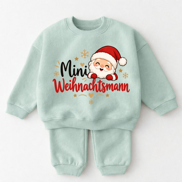 Mini Weihnachtsmann - Märchen Mode aus Bio-Baumwolle personalisierte geschenke Babyset & Bodys mit spruch & Geschenkideen für Neugeborene & 0–24 Monate & und perfekt als Geschenk zur Geburt