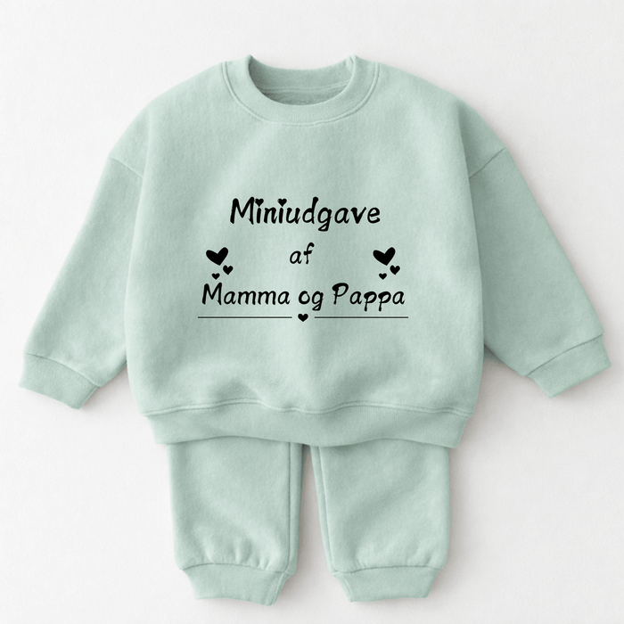 Miniudgave af Mamma og Pappa - Märchen Mode aus Bio-Baumwolle personalisierte geschenke Babyset & Bodys mit spruch & Geschenkideen für Neugeborene & 0–24 Monate & und perfekt als Geschenk zur Geburt