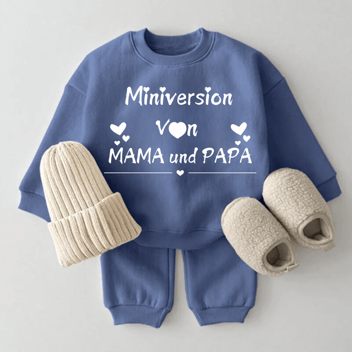 Miniversion Von MAMA und PAPA - Märchen Mode aus Bio - Baumwolle personalisierte geschenke Babyset & Bodys mit spruch & Geschenkideen für Neugeborene & 0–24 Monate & und perfekt als Geschenk zur Geburt