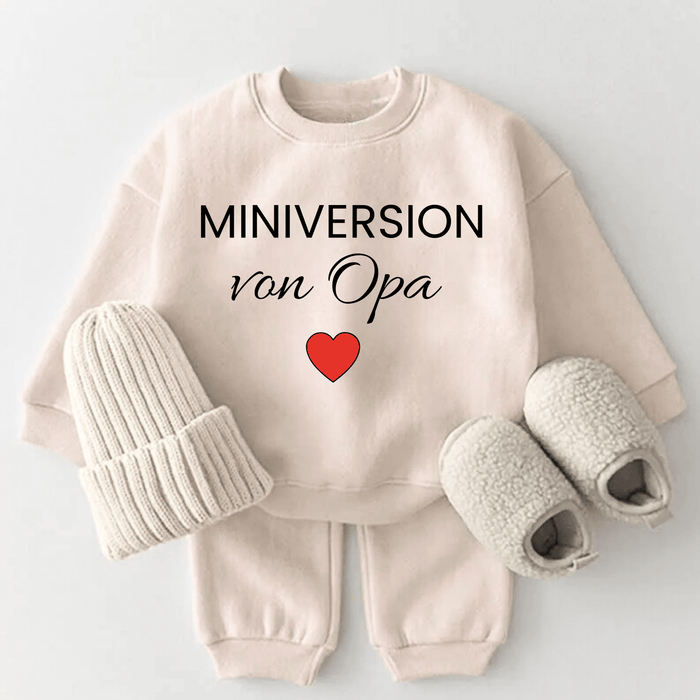 MINIVERSION von Opa - Märchen Mode aus Bio - Baumwolle personalisierte geschenke Babyset & Bodys mit spruch & Geschenkideen für Neugeborene & 0–24 Monate & und perfekt als Geschenk zur Geburt