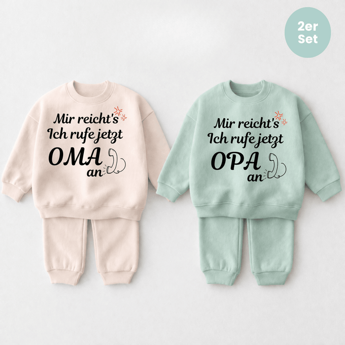 Mir reicht's 2er set - Märchen Mode aus Bio - Baumwolle personalisierte geschenke Babyset & Bodys mit spruch & Geschenkideen für Neugeborene & 0–24 Monate & und perfekt als Geschenk zur Geburt