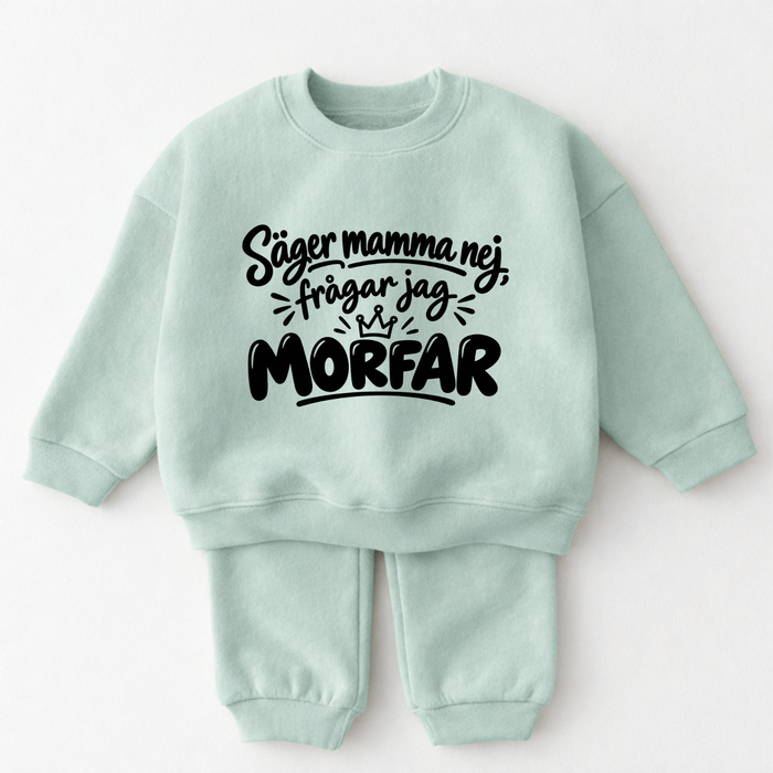 Säger mamma nej, frågar jag morfar – Turkos