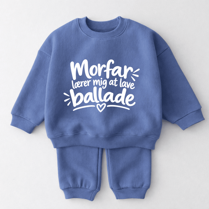 Morfar lærer mig at lave ballade - Märchen Mode aus Bio-Baumwolle personalisierte geschenke Babyset & Bodys mit spruch & Geschenkideen für Neugeborene & 0–24 Monate & und perfekt als Geschenk zur Geburt