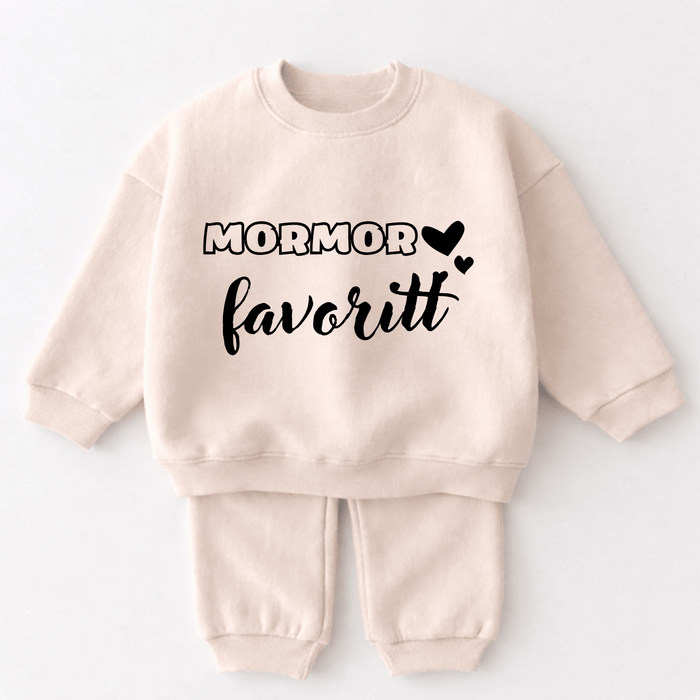 Mormor favoritt - Märchen Mode aus Bio-Baumwolle personalisierte geschenke Babyset & Bodys mit spruch & Geschenkideen für Neugeborene & 0–24 Monate & und perfekt als Geschenk zur Geburt